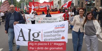 Alg in piazza il 1°maggio per i diritti dei giornalisti